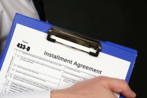 Form 433 D Installment Agreement